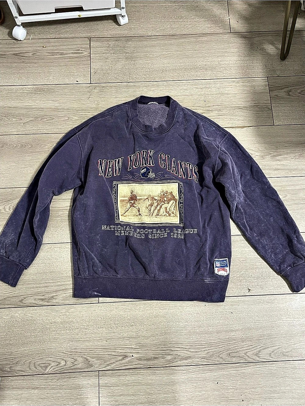 Nutmeg NFL Giants Graphic Sweatshirt Purple